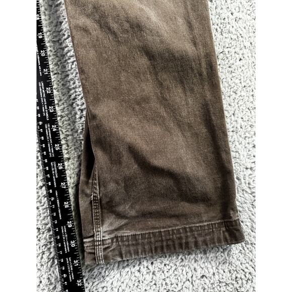 Duluth Trading‎ Carpenter Pants Men 32 Brown Work Wear Grunge Paint - Picture 5 of 12